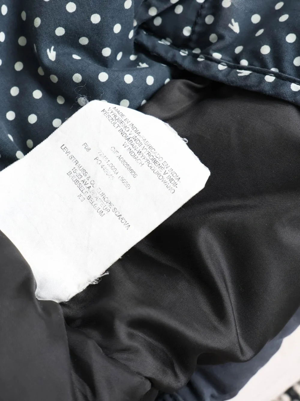 Rare Vintage Y2K Levi's Heavyweight Parka Naturally Sun Fading And Distressing - Picture 10 of 11